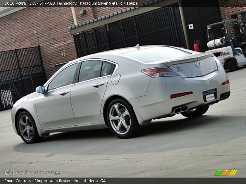 Palladium Silver Metallic / Taupe 2010 Acura TL 3.7 SH-AWD Technology