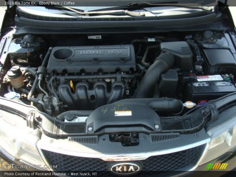 Ebony Black / Coffee 2010 Kia Forte EX