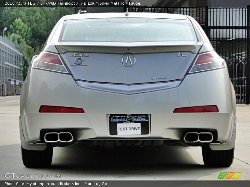 Palladium Silver Metallic / Taupe 2010 Acura TL 3.7 SH-AWD Technology