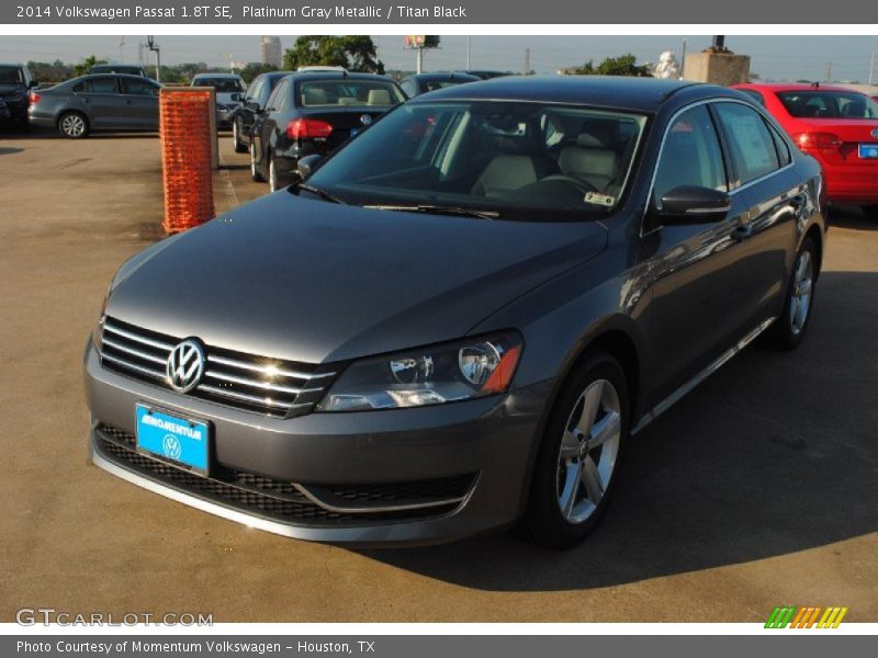 Platinum Gray Metallic / Titan Black 2014 Volkswagen Passat 1.8T SE