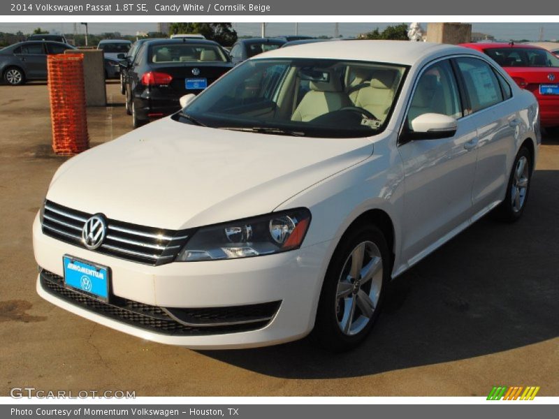 Candy White / Cornsilk Beige 2014 Volkswagen Passat 1.8T SE