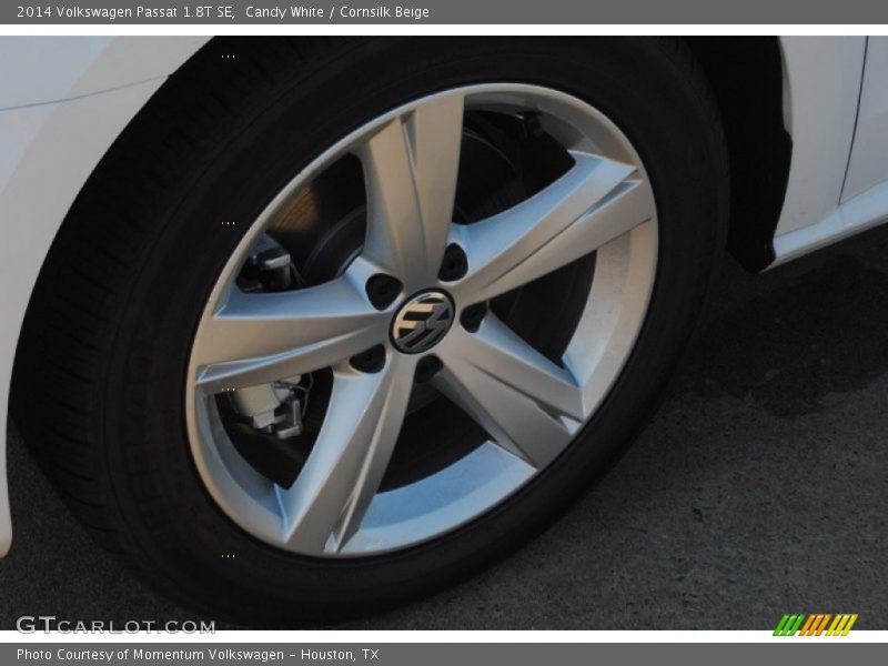 Candy White / Cornsilk Beige 2014 Volkswagen Passat 1.8T SE