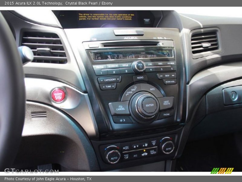 Crystal Black Pearl / Ebony 2015 Acura ILX 2.0L Technology