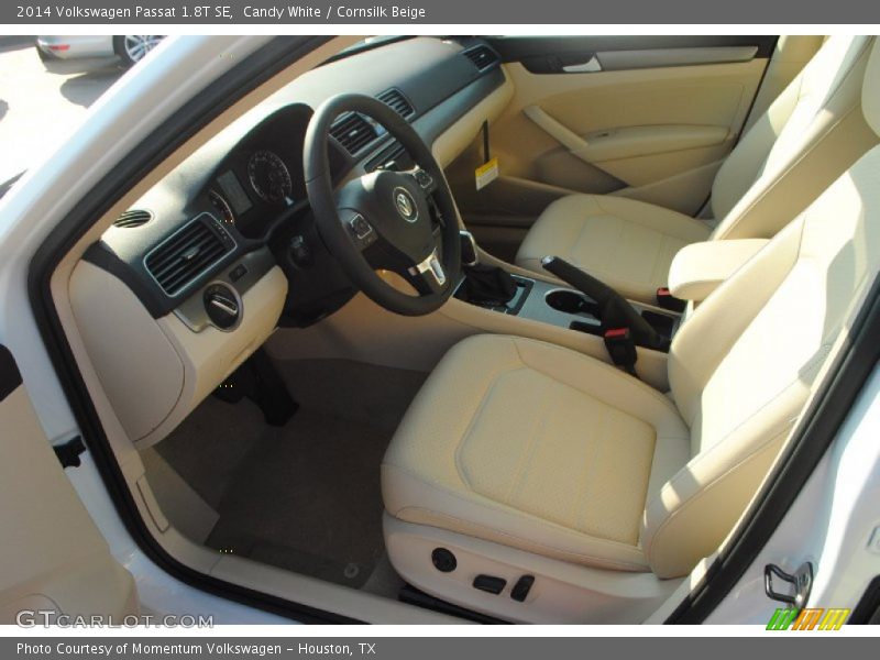 Candy White / Cornsilk Beige 2014 Volkswagen Passat 1.8T SE