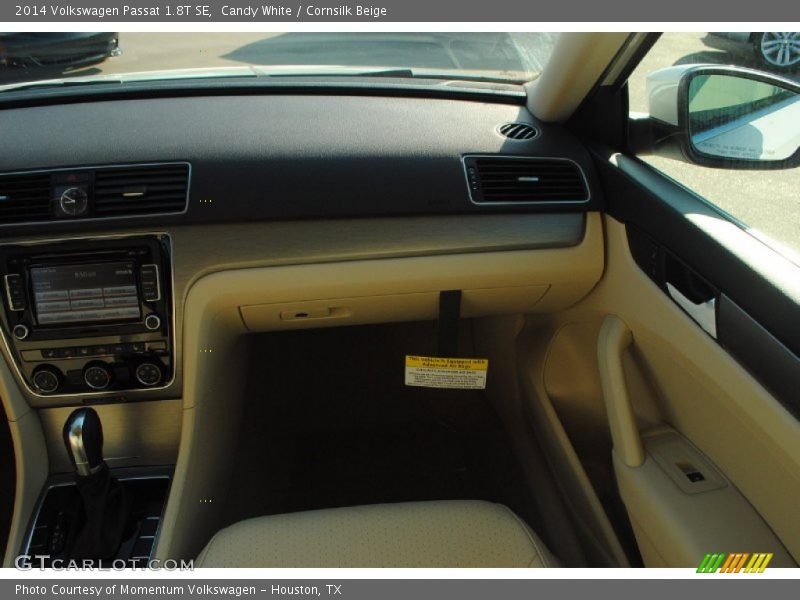 Candy White / Cornsilk Beige 2014 Volkswagen Passat 1.8T SE