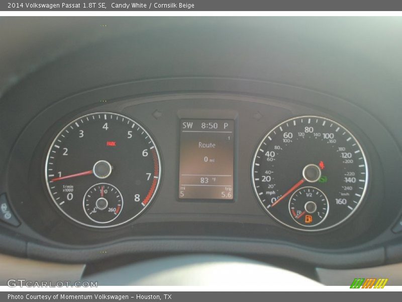 Candy White / Cornsilk Beige 2014 Volkswagen Passat 1.8T SE