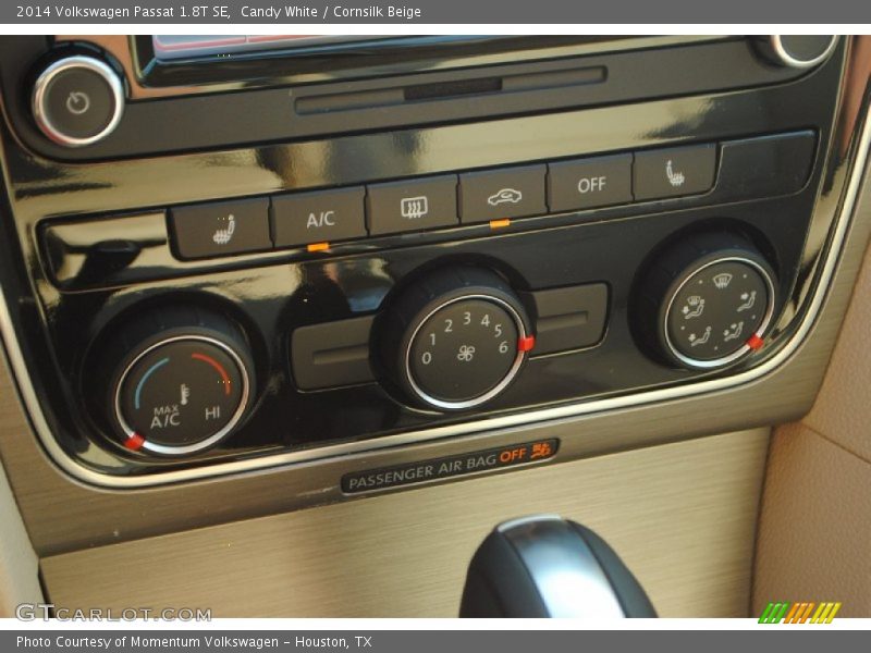 Candy White / Cornsilk Beige 2014 Volkswagen Passat 1.8T SE