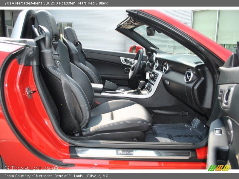 Mars Red / Black 2014 Mercedes-Benz SLK 250 Roadster