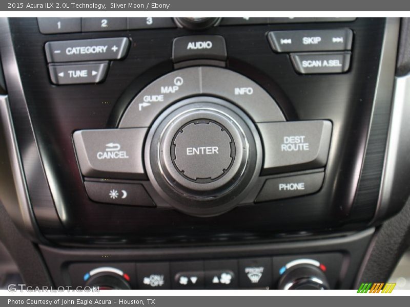 Silver Moon / Ebony 2015 Acura ILX 2.0L Technology