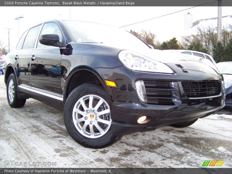 Basalt Black Metallic / Havanna/Sand Beige 2009 Porsche Cayenne Tiptronic