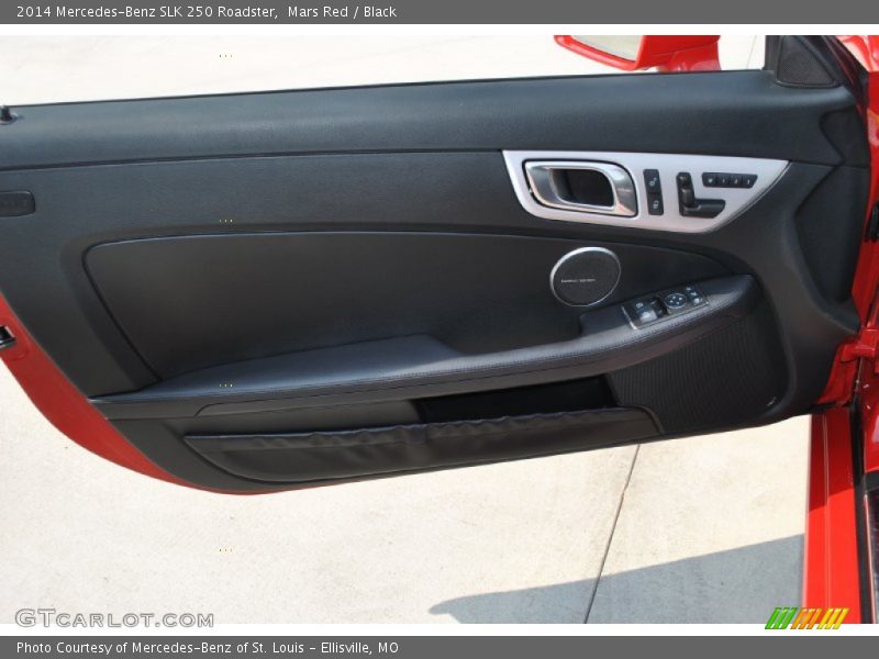 Mars Red / Black 2014 Mercedes-Benz SLK 250 Roadster