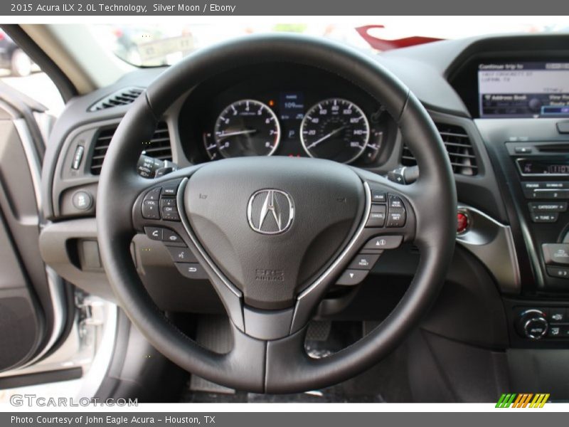 Silver Moon / Ebony 2015 Acura ILX 2.0L Technology