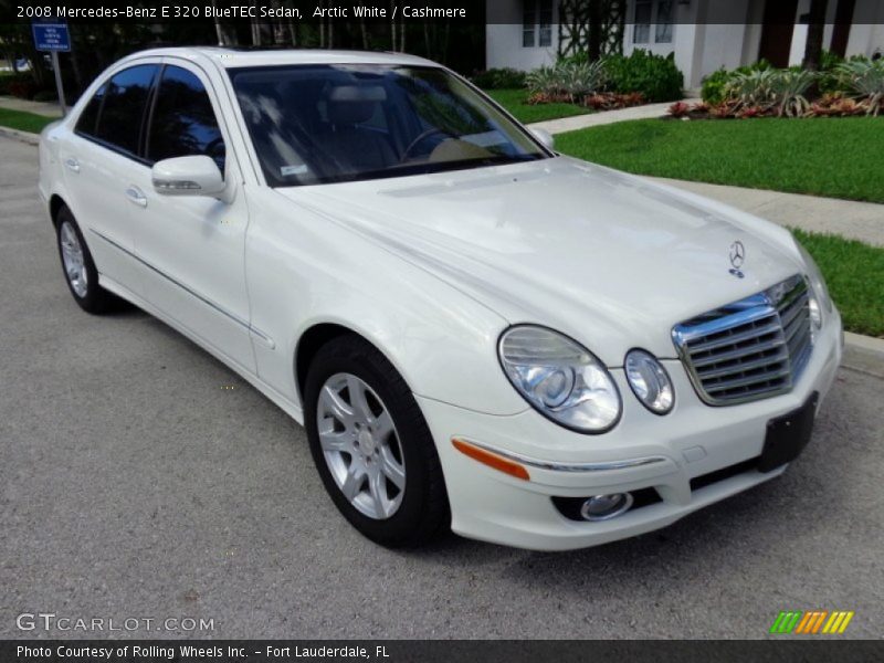 Arctic White / Cashmere 2008 Mercedes-Benz E 320 BlueTEC Sedan