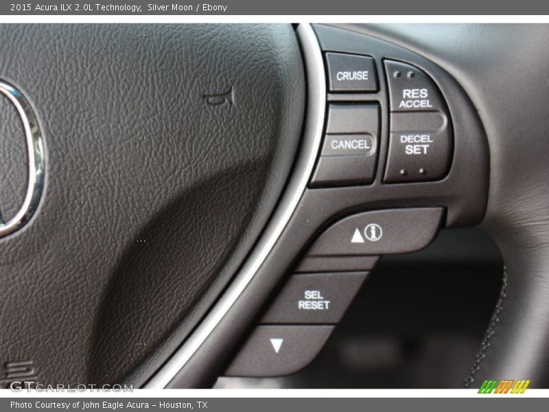 Silver Moon / Ebony 2015 Acura ILX 2.0L Technology
