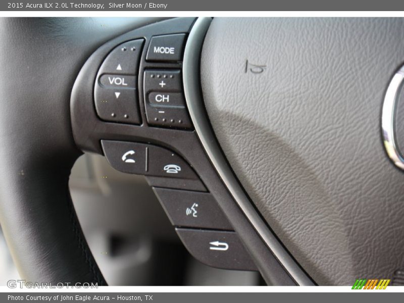 Silver Moon / Ebony 2015 Acura ILX 2.0L Technology