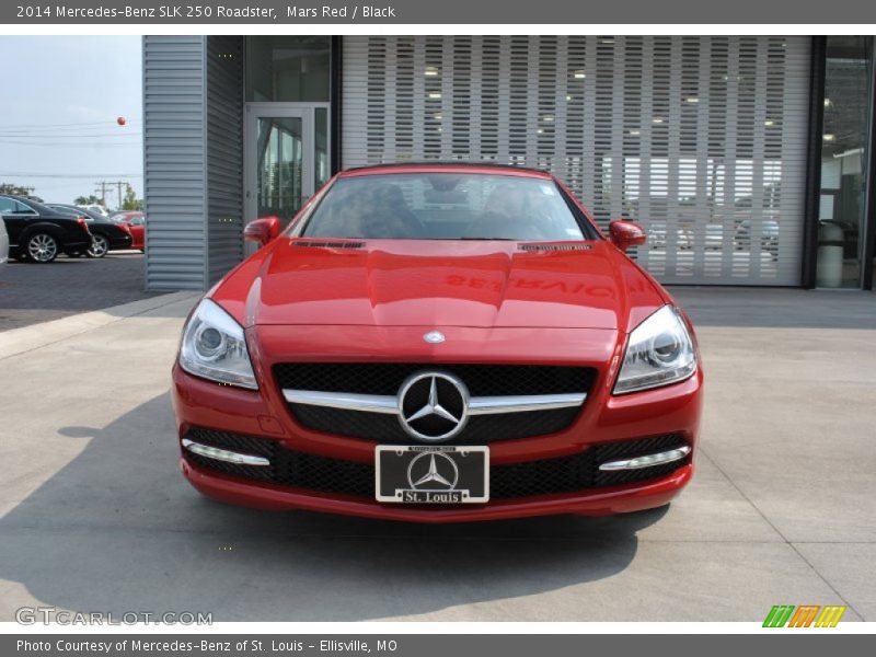 Mars Red / Black 2014 Mercedes-Benz SLK 250 Roadster