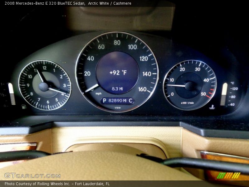 Arctic White / Cashmere 2008 Mercedes-Benz E 320 BlueTEC Sedan