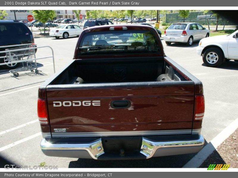 Dark Garnet Red Pearl / Dark Slate Gray 2001 Dodge Dakota SLT Quad Cab