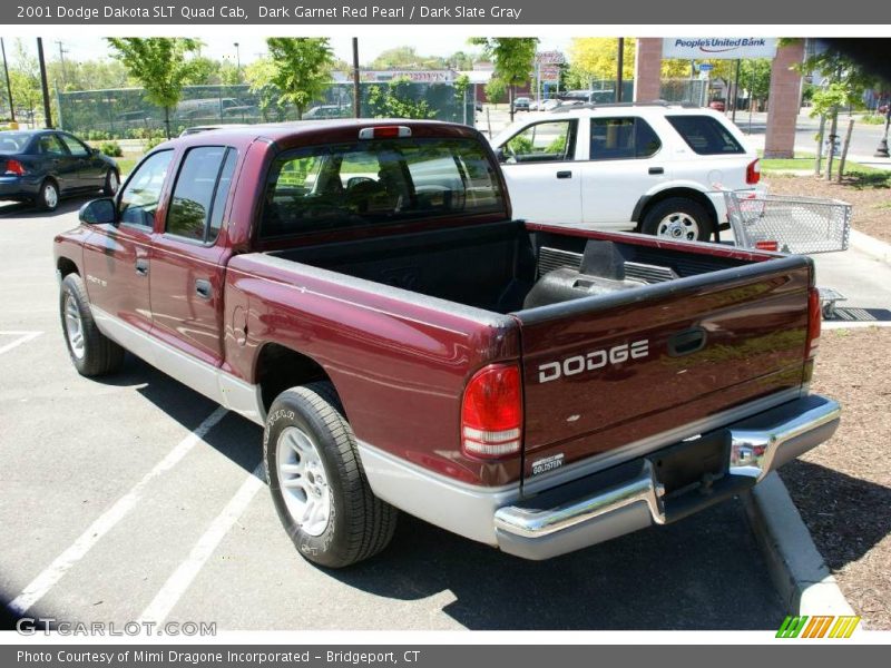 Dark Garnet Red Pearl / Dark Slate Gray 2001 Dodge Dakota SLT Quad Cab
