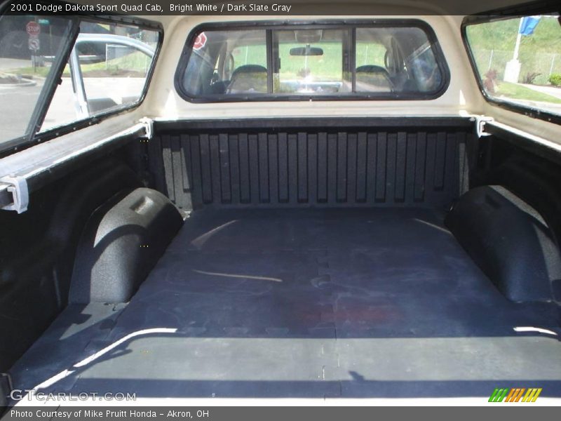 Bright White / Dark Slate Gray 2001 Dodge Dakota Sport Quad Cab