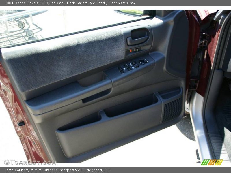 Dark Garnet Red Pearl / Dark Slate Gray 2001 Dodge Dakota SLT Quad Cab
