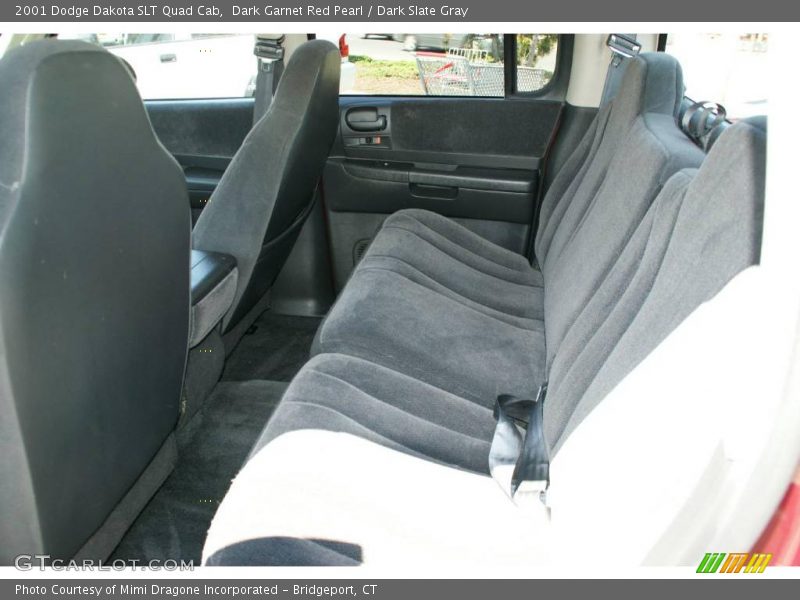Dark Garnet Red Pearl / Dark Slate Gray 2001 Dodge Dakota SLT Quad Cab