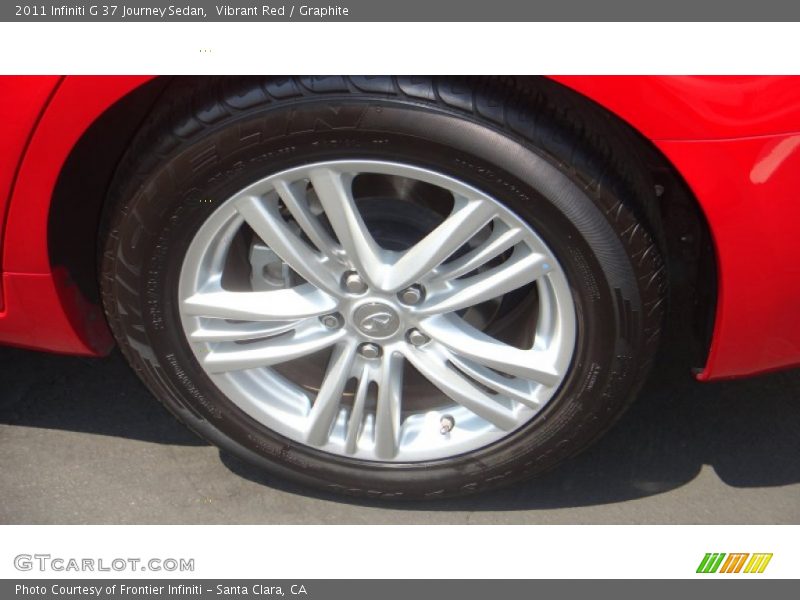 Vibrant Red / Graphite 2011 Infiniti G 37 Journey Sedan