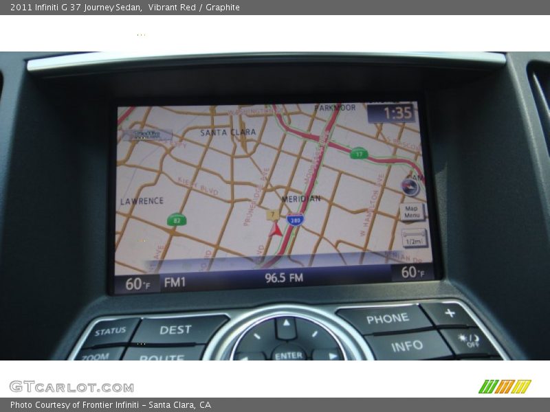 Vibrant Red / Graphite 2011 Infiniti G 37 Journey Sedan