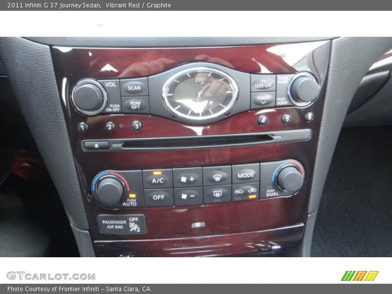 Vibrant Red / Graphite 2011 Infiniti G 37 Journey Sedan