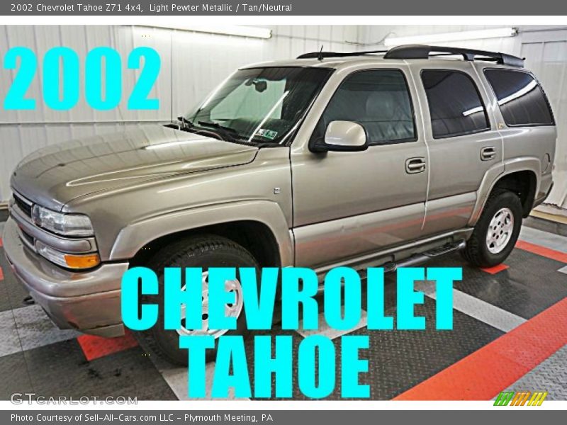 Light Pewter Metallic / Tan/Neutral 2002 Chevrolet Tahoe Z71 4x4
