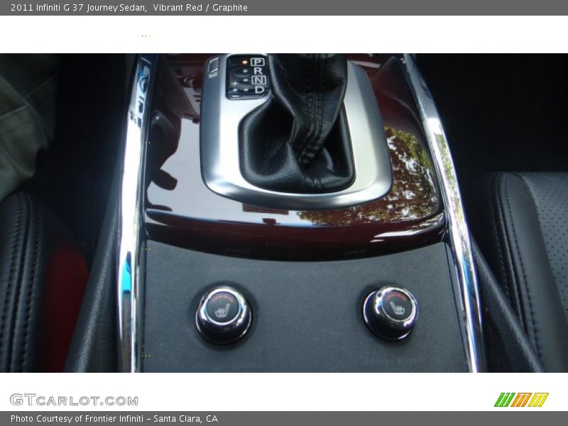 Vibrant Red / Graphite 2011 Infiniti G 37 Journey Sedan