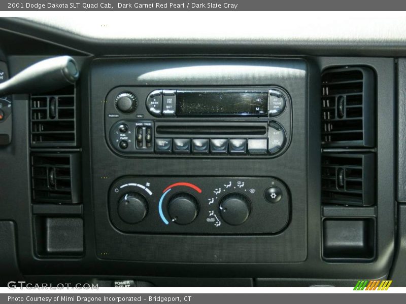 Dark Garnet Red Pearl / Dark Slate Gray 2001 Dodge Dakota SLT Quad Cab