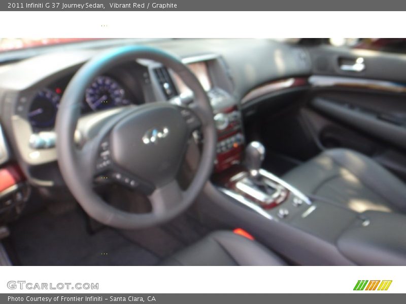 Vibrant Red / Graphite 2011 Infiniti G 37 Journey Sedan
