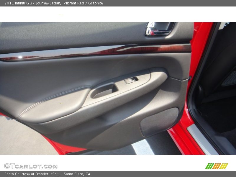 Vibrant Red / Graphite 2011 Infiniti G 37 Journey Sedan