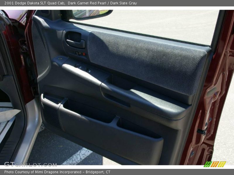 Dark Garnet Red Pearl / Dark Slate Gray 2001 Dodge Dakota SLT Quad Cab