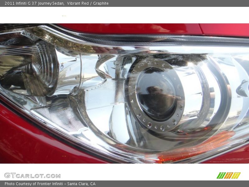 Vibrant Red / Graphite 2011 Infiniti G 37 Journey Sedan