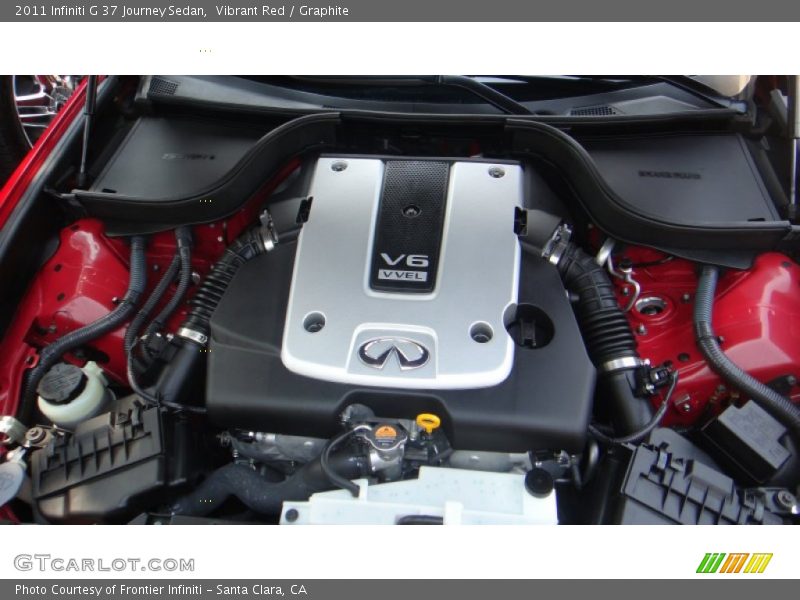 Vibrant Red / Graphite 2011 Infiniti G 37 Journey Sedan