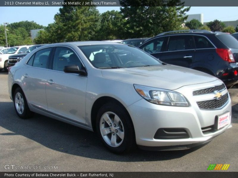 Silver Ice Metallic / Jet Black/Titanium 2013 Chevrolet Malibu LS