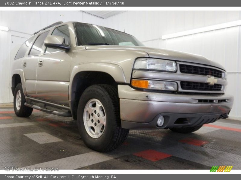 Light Pewter Metallic / Tan/Neutral 2002 Chevrolet Tahoe Z71 4x4