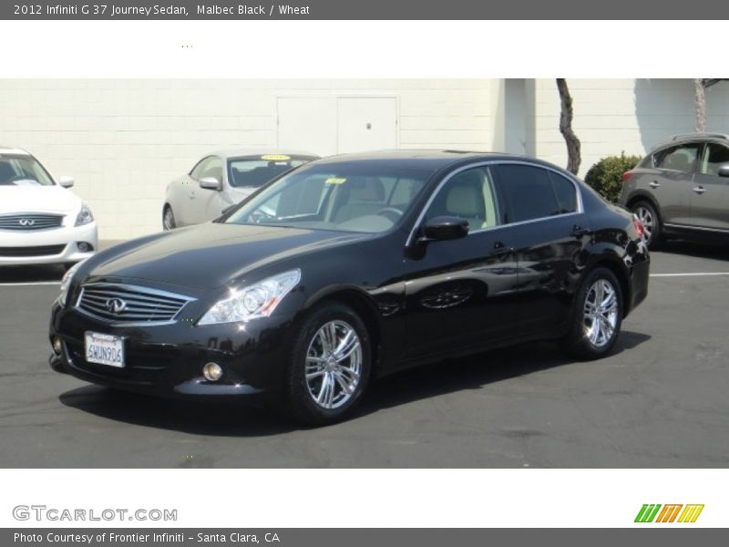 Malbec Black / Wheat 2012 Infiniti G 37 Journey Sedan