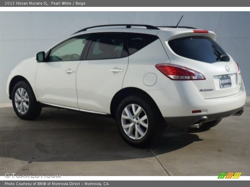 Pearl White / Beige 2013 Nissan Murano SL