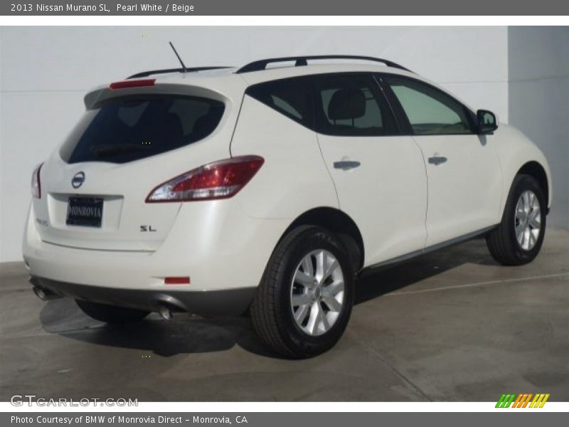 Pearl White / Beige 2013 Nissan Murano SL