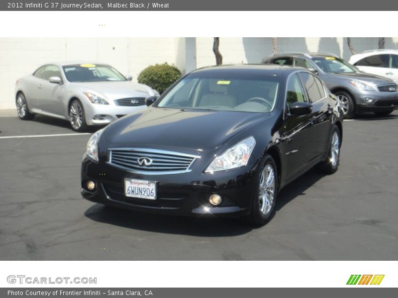 Malbec Black / Wheat 2012 Infiniti G 37 Journey Sedan