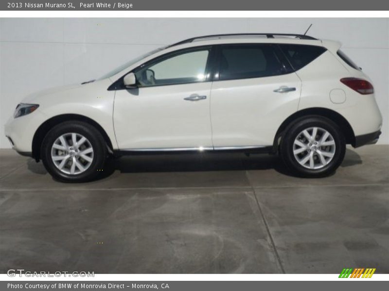 Pearl White / Beige 2013 Nissan Murano SL