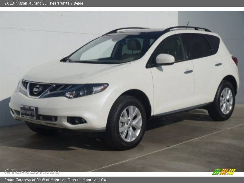 Pearl White / Beige 2013 Nissan Murano SL