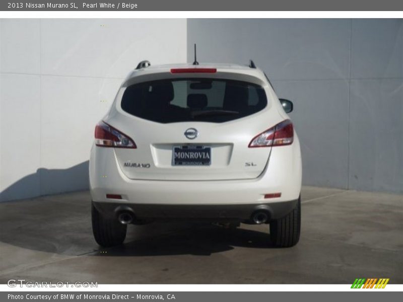 Pearl White / Beige 2013 Nissan Murano SL