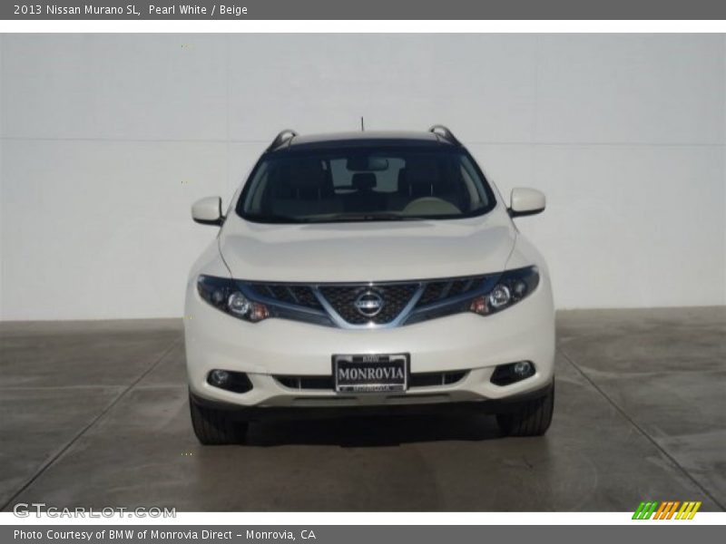 Pearl White / Beige 2013 Nissan Murano SL