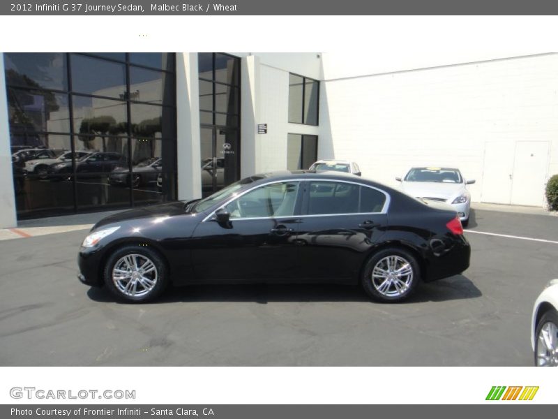 Malbec Black / Wheat 2012 Infiniti G 37 Journey Sedan