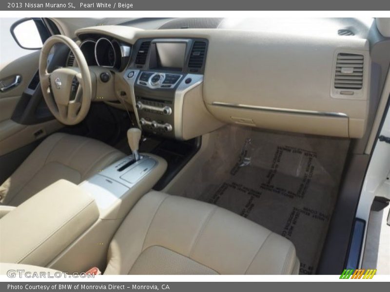 Pearl White / Beige 2013 Nissan Murano SL