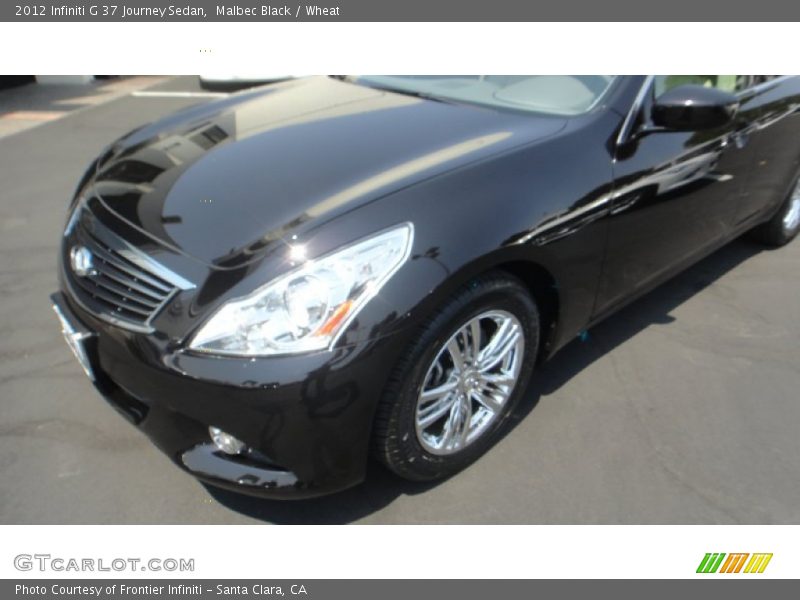 Malbec Black / Wheat 2012 Infiniti G 37 Journey Sedan